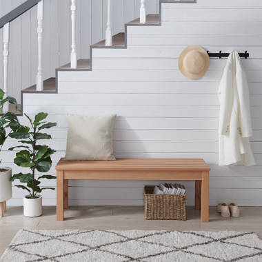 Small outdoor entryway online bench